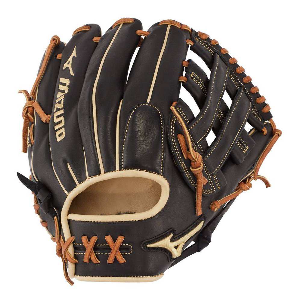 Guanti Mizuno Baseball Pro Select Infield 11.75" - Deep Pocket Donna - Nere - 07621-DTVN